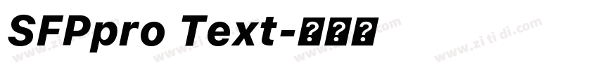 SFPpro Text字体转换